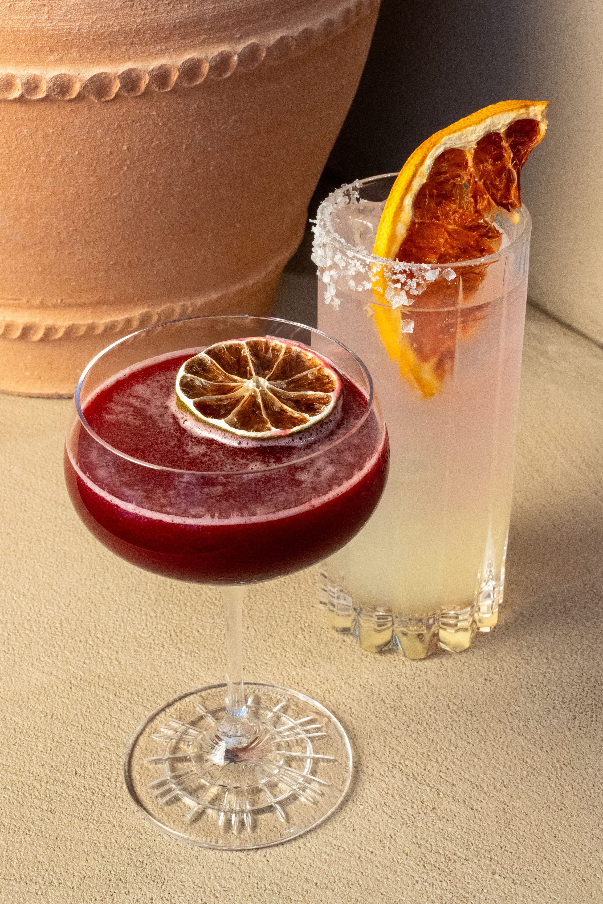 Mediterranean cocktails at Brother Marcus restaurants in London
